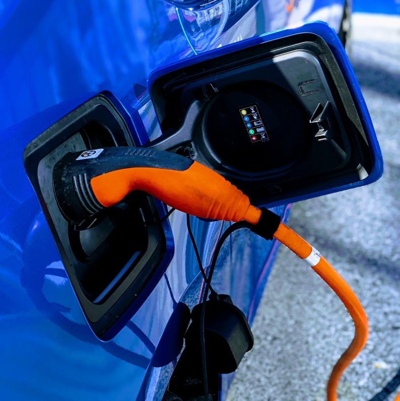 charging electric car