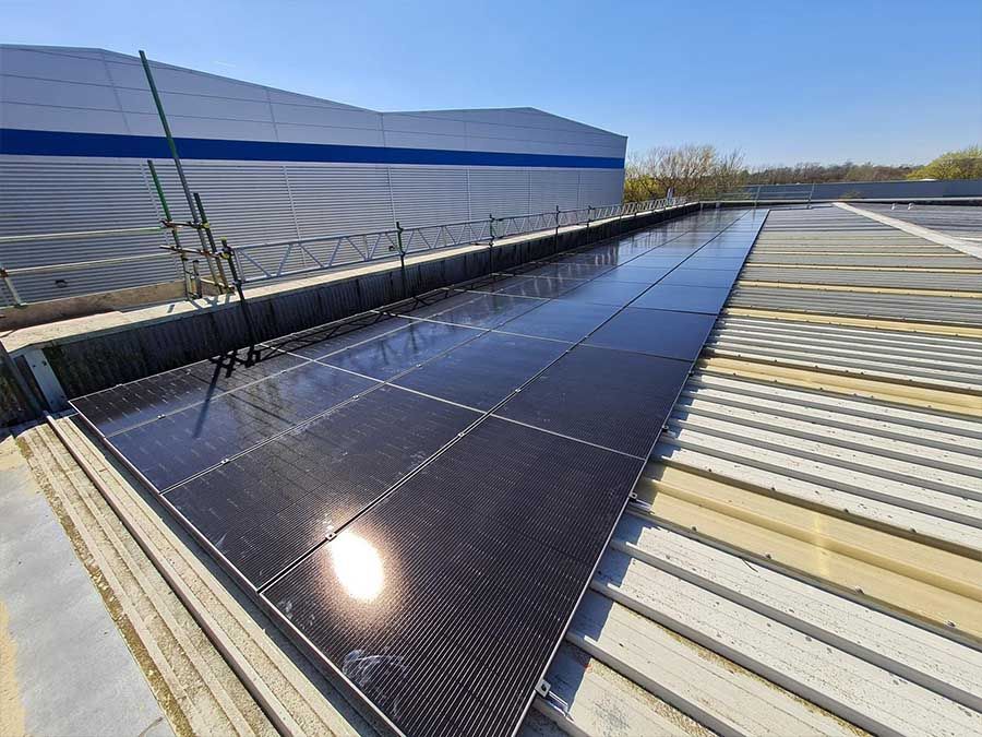 w DMEGC solar panel install jpg