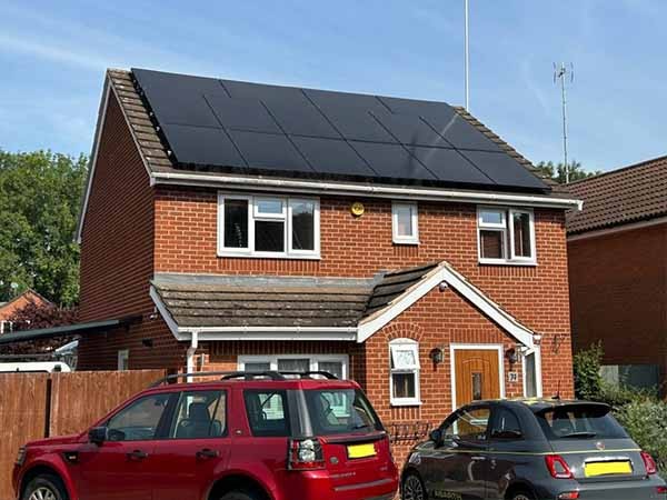 Aiko solar panel installation jpg