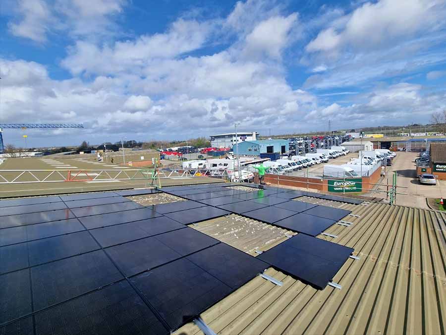 Commercial solar panel case study advanced building jpg