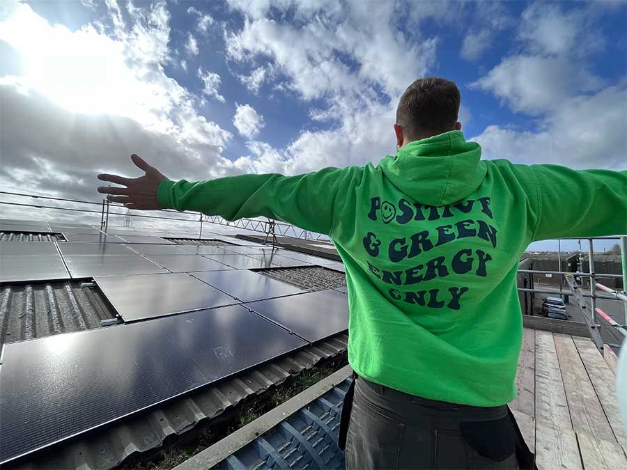 DMEGC solar panel installation commercial jpg