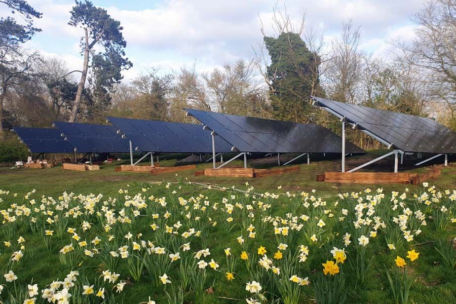 Ground mounted Solar Panels