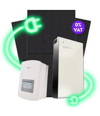 Puredrive Solar PV System with battery storage png