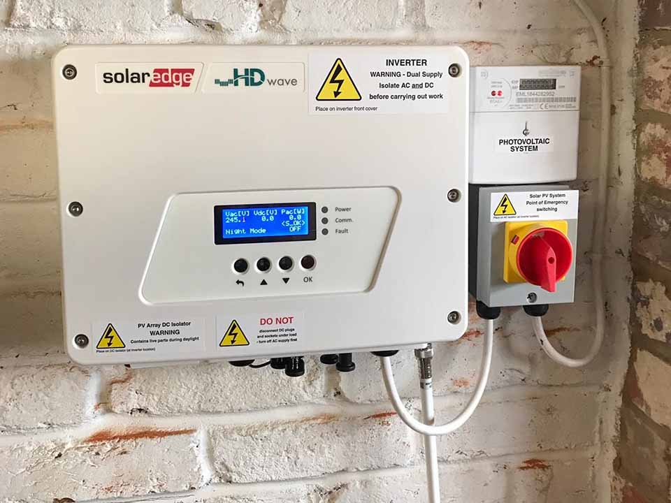 SolarEdge Inveter Installation jpg