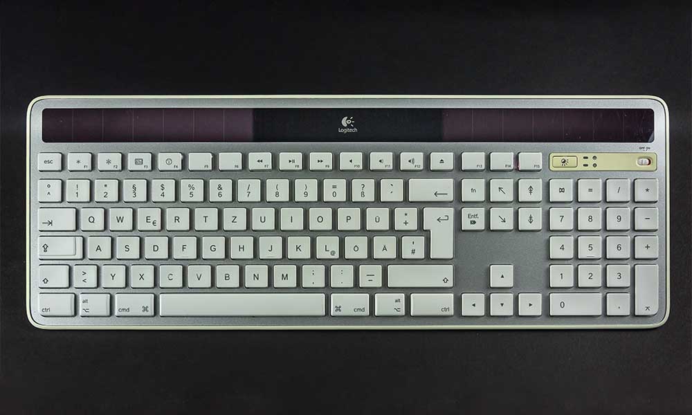 Solar Powered Keyboard jpg