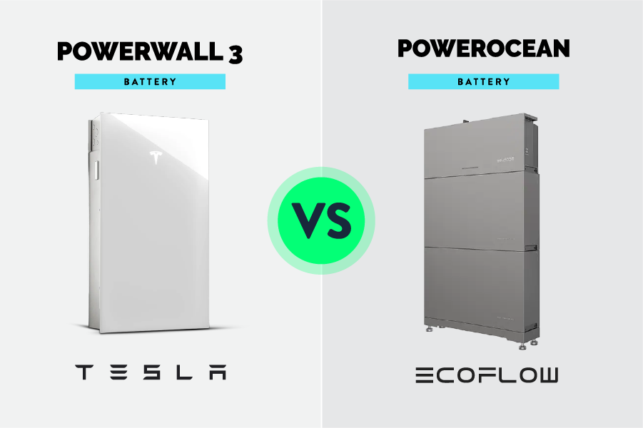Tesla powerwall vs EcoFlow PowerOcean battery webp