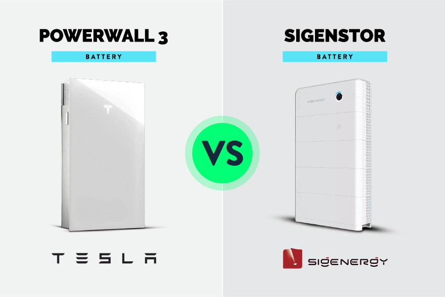 Tesla powerwall vs Sigenergy battery