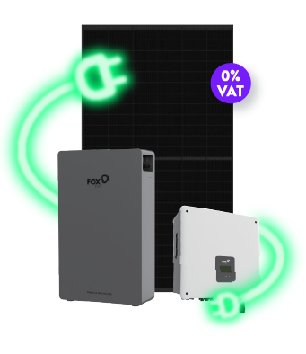 fox ess solar pv system with battery storage png