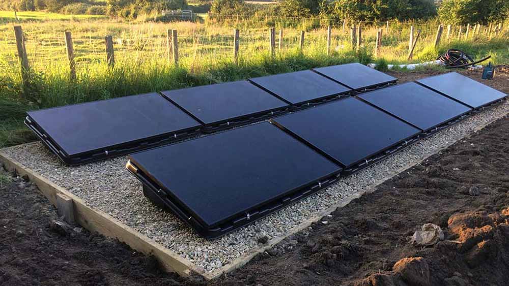 ground mounted Console bins for solar panels jpg