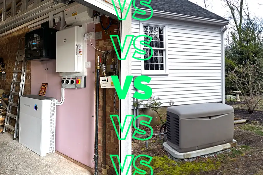home battery vs generator for back up power