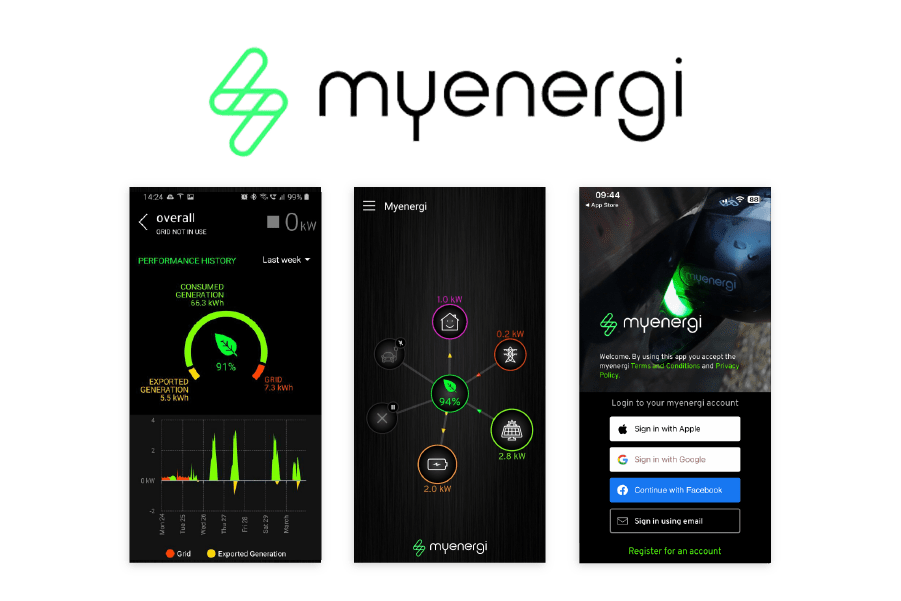myenergi monitoring app png
