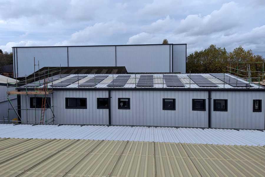 solar panels installed on a metal roof jpg