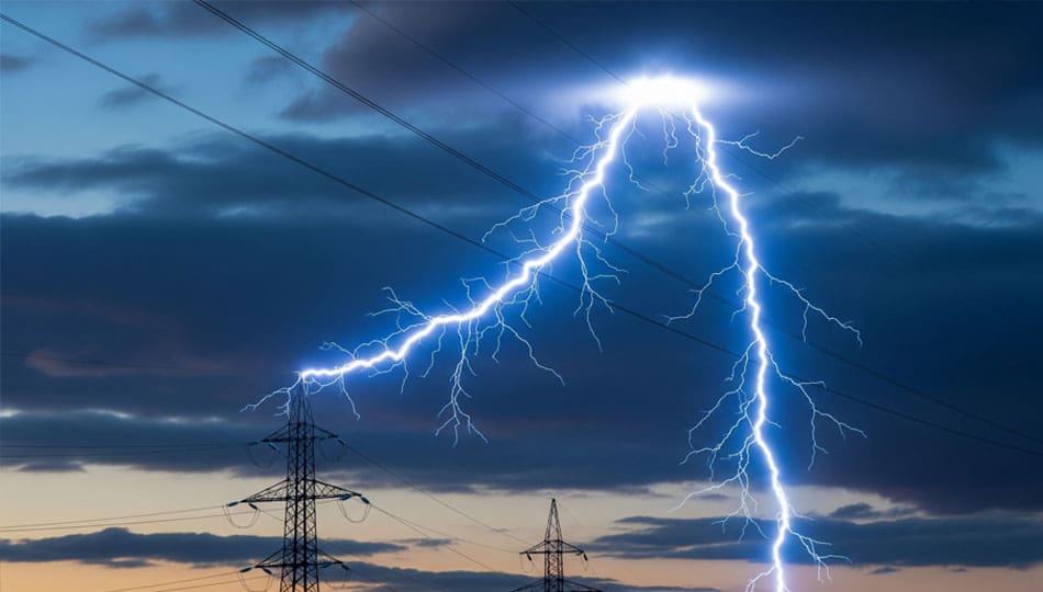 Blackouts, Storms and the Grid