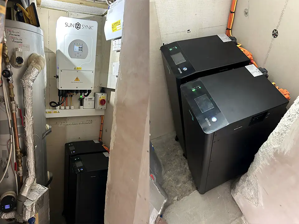 sunsynk inverter with fogstar batteries uk webp
